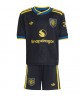 Günstige Manchester United Matthijs de Ligt #4 3rd trikot Kinder 2025-26 Kurzarm (+ Kurze Hosen)
